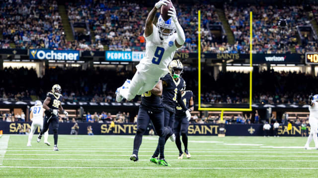 Detroit Lions wide receiver Jameson Williams